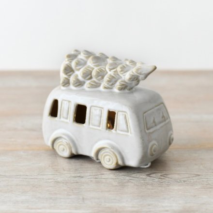 Tree & Camper Van Ornament 