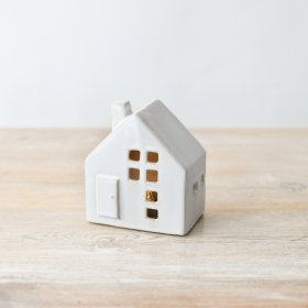 A charming LED house featuring a reactive glazed exterior and windows 