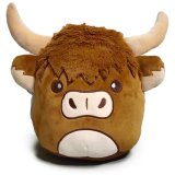 A little velvety-soft Highland Cow toy.