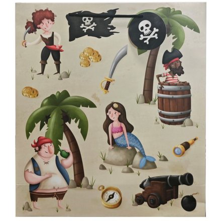 Extra Large Pirate Gift Bag, 40cm