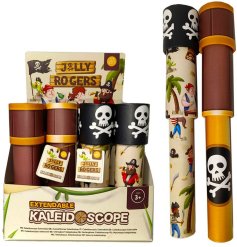 A handy funny pirate illustrated kaleidoscope.
