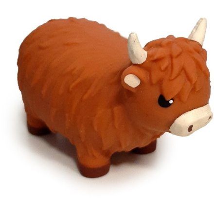 Squeezy Highland Cow Toy