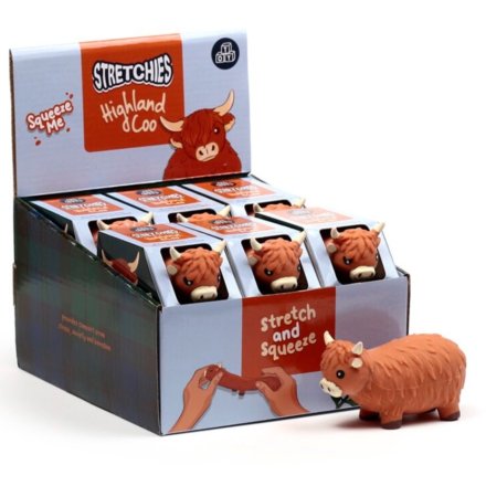 A lovely soft highland cow toy for children.
