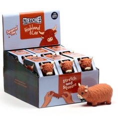 A lovely soft highland cow toy for children.