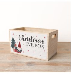 Unwrap the magic of Christmas Eve with our timeless Wooden Box 