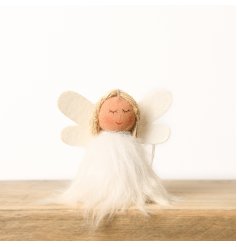 bring an angelic and characteristic feel to your home during Christmas with this cute angel