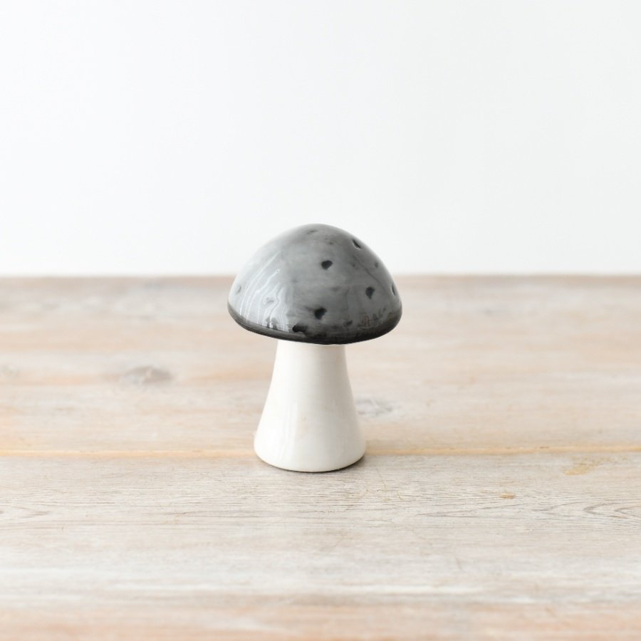 Ceramic Grey Mushroom