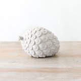 A stunning reactive glazed pinecone ornament.