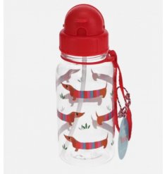 This novelty drinks bottle featuring a sausage dog would be a great item for a child to have in their school bag! 