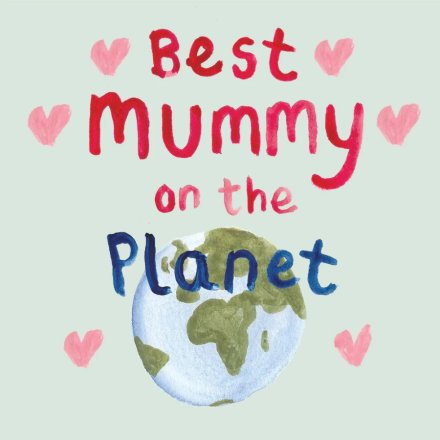 Best Mummy Greetings Card, 15cm