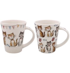 A purrfect mug for that first hot drink of the day, especially if your customers are cat lovers! 