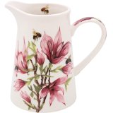 A stylish ceramic jug featuring bees and flowers, part of the Bee-tanical range. 