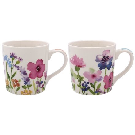Floral Patterned Mug, 2A