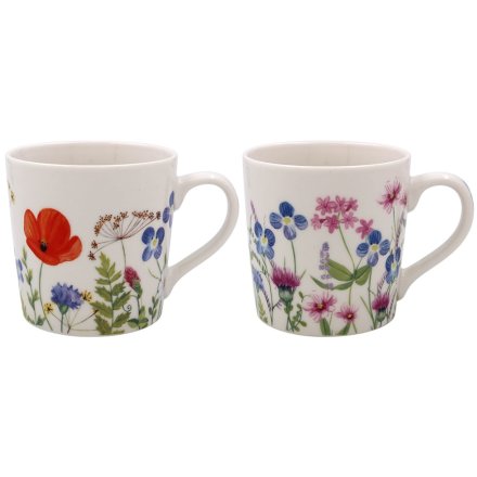 Ceramic Floral Mug, 2A