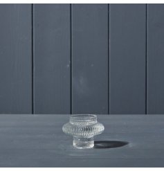 Introducing the Clear Two-way Candle Holder, the perfect addition to any home decor.