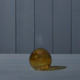 Introduce some colour to your home decor with our Yellow Globe Glass Vase.