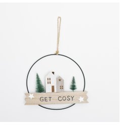 Get Cosy Christmas Metal Frame Hanger