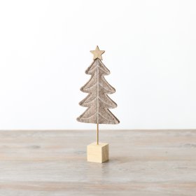 Beige Christmas Tree in Felt