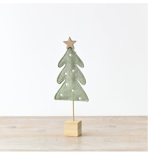 Green Felt Tree 