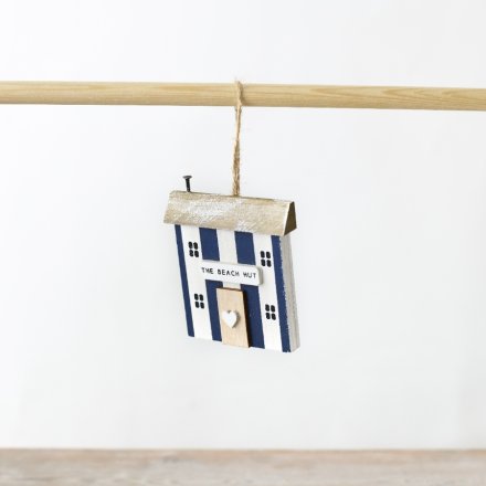 Beach House Decorative Hanger, 9cm