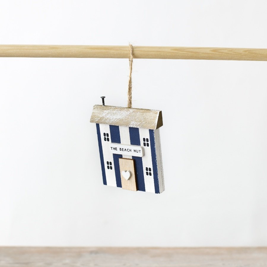 Striped Beach Hut Hanger, 9cm