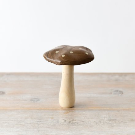 On trend  mushroom ornament that dazzles with its stunning design