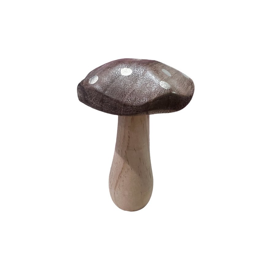 Brown Woodland Mushroom, 12cm