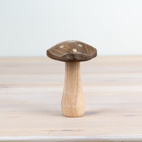 Infuse your décor with rustic charm using this adorable mushroom ornament
