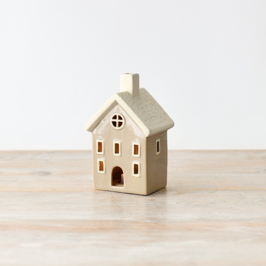 Ceramic LED Light Up House