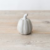 A sweet pumpkin which would add style to any Halloween decor!