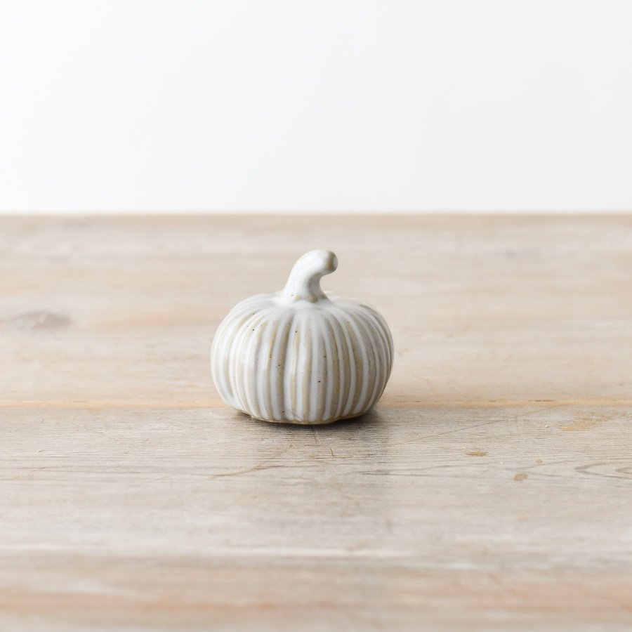 Refresh your Halloween decor with this adorable reactive glazed pumpkin