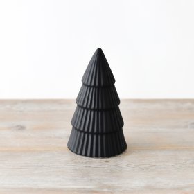 Elevate your holiday decor with our striking Matt Black Tree Ornament, adding an elegant touch of sophistication.