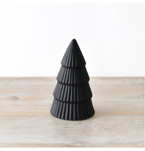 Elevate your holiday decor with our elegant Matt Black Tree Ornament 