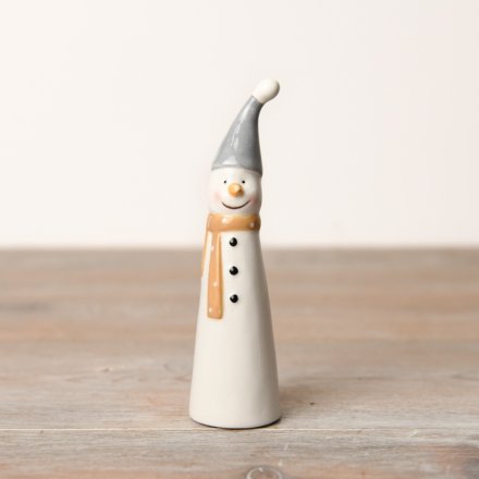 Ceramic Snowman 16cm