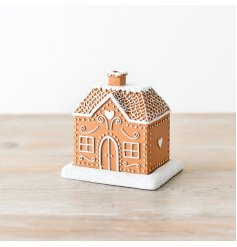 Gingerbread Incense Cone Holder House 10.5cm