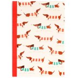 This A5 notebook with a cover full of Sausage dogs wearing coats is great for jotting down little bits and bobs.