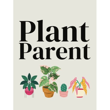 Mini Metal Dangler - Plant Parent, 9cm