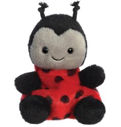 An adorable ladybird soft toy, part of the Palm Pals range, meet Lil Spots.
