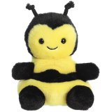 A soft and cuddly bee shaped plush toy from the Palm Pal collection. 