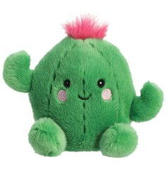 A bright green cactus soft toy called Prickles from the very popular Palm Pal range.