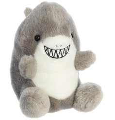 Meet Chomps the shark,  a soft toy with fierce teeth from the Palm Pal range.