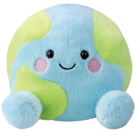 Part of the Palm Pals range, meet the larger Eve the earth shaped soft toy