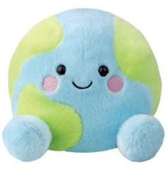 Part of the Palm Pals range, meet the larger Eve the earth shaped soft toy