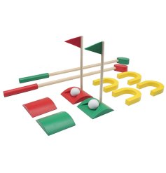 Transform your garden into a mini-golf paradise with our Crazy Golf set from the Garden Games range.