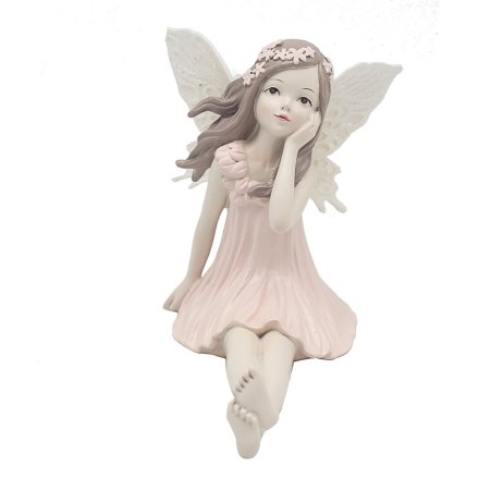 Fantasia Fairy - Hand On Cheek Pink, 18cm