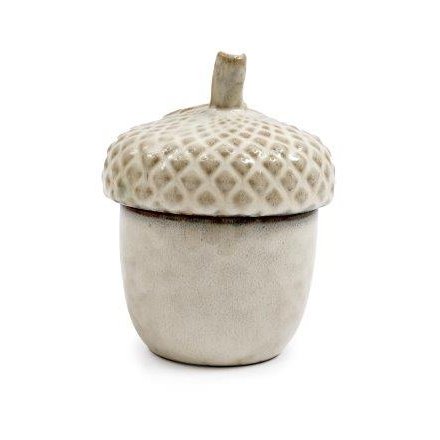 13.5cm Lidded Acorn Pot 