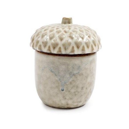 11cm Acorn Pot With Lid