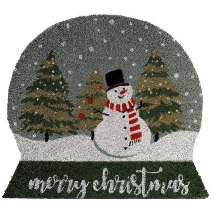 Merry Christmas Snowman Doormat, 60cm