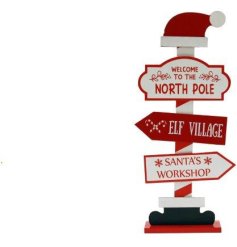 35cm North Pole Sign