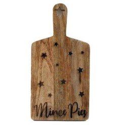 Wooden Mince Pies Serving Board